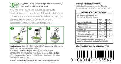 Matcha Premium Orgânico 30g