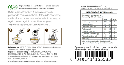 Hojicha Premium Orgânico 30g